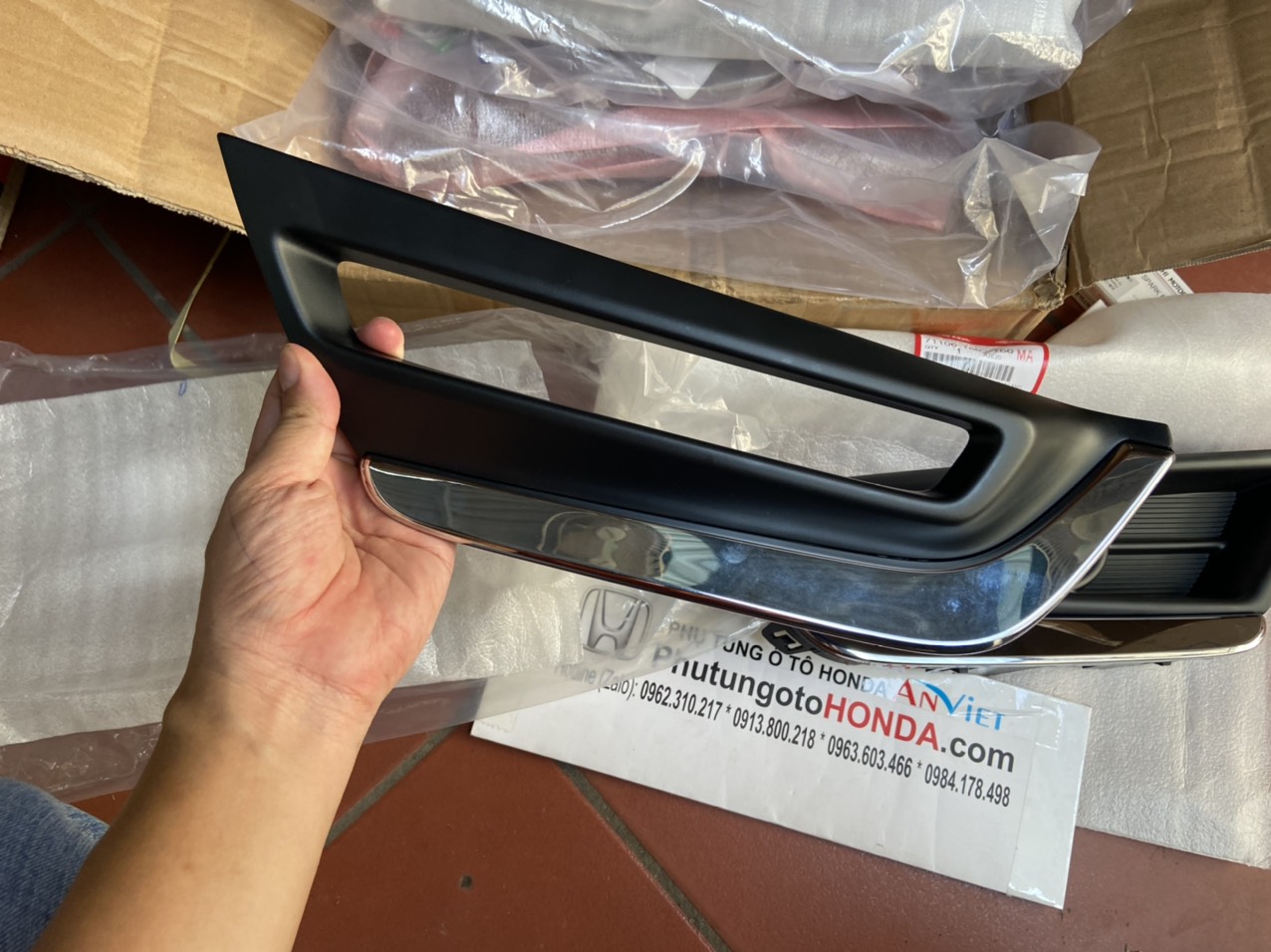 Ốp đèn sương mù xe Honda CRV 2018-2020